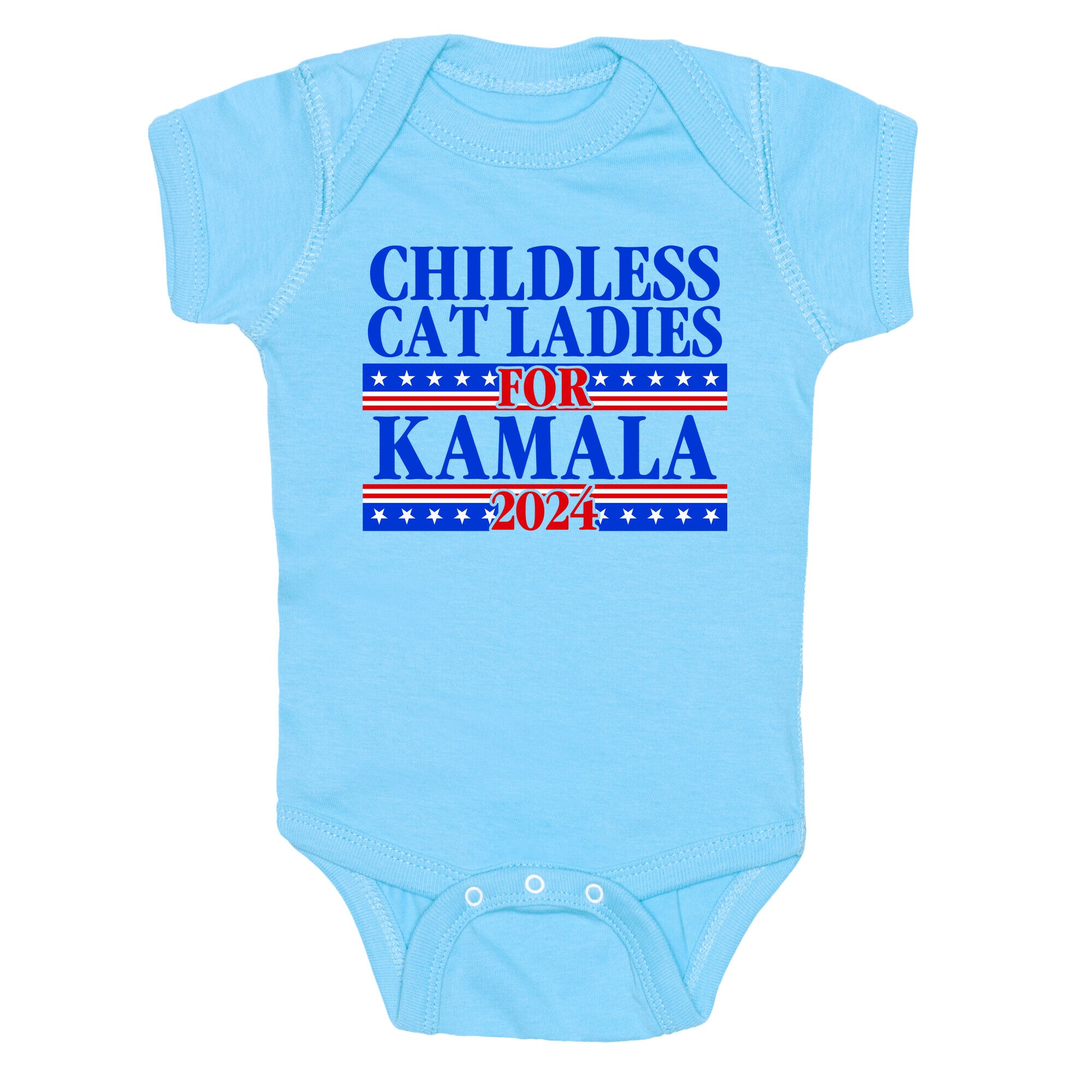 Patriotic Childless Cat Ladies for Kamala Baby One-Piece